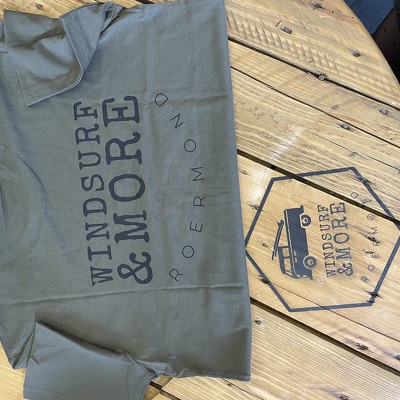 T-shirt Windsurf & More Groen