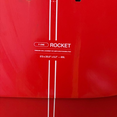  Fone Rocket wing 85L inclusief footstraps & ION boardbag 